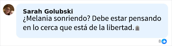 Comentario de Sarah Golubski reflexionando sobre la actitud navideña y la expresión de Melania Trump. Comentario de Sarah Golubski reflexionando sobre la actitud navideña y la expresión de Melania Trump.