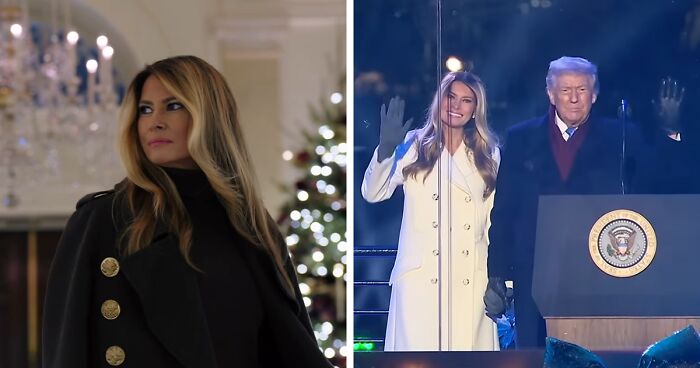 “Ella sabe algo que nosotros no”: La curiosa actitud navideña de Melania Trump desató reacciones de todo tipo