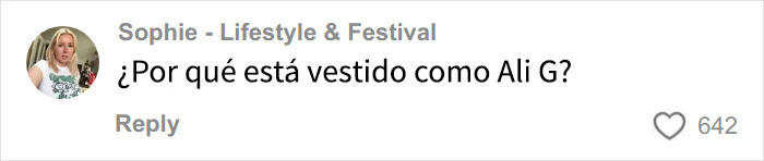 Comentario en redes sociales preguntando por el vestuario con referencia a Emma Thompson corrigiendo a Timothée Chalamet.