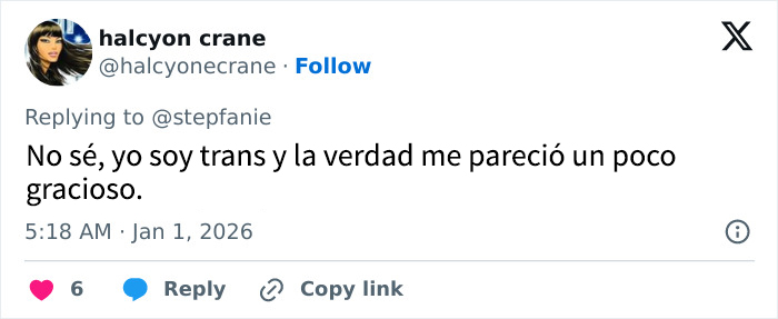 Una actriz deja desconcertados a los espectadores en la víspera de Año Nuevo con un comentario “transfóbico” Una actriz deja desconcertados a los espectadores en la víspera de Año Nuevo con un comentario “transfóbico”
