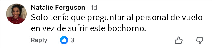 Comentario de pasajera que critica a Air Canada por ofrecer comida caducada durante su vuelo en redes sociales. Comentario de pasajera que critica a Air Canada por ofrecer comida caducada durante su vuelo en redes sociales.