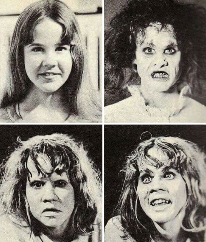 Pruebas de maquillaje de Linda Blair para 