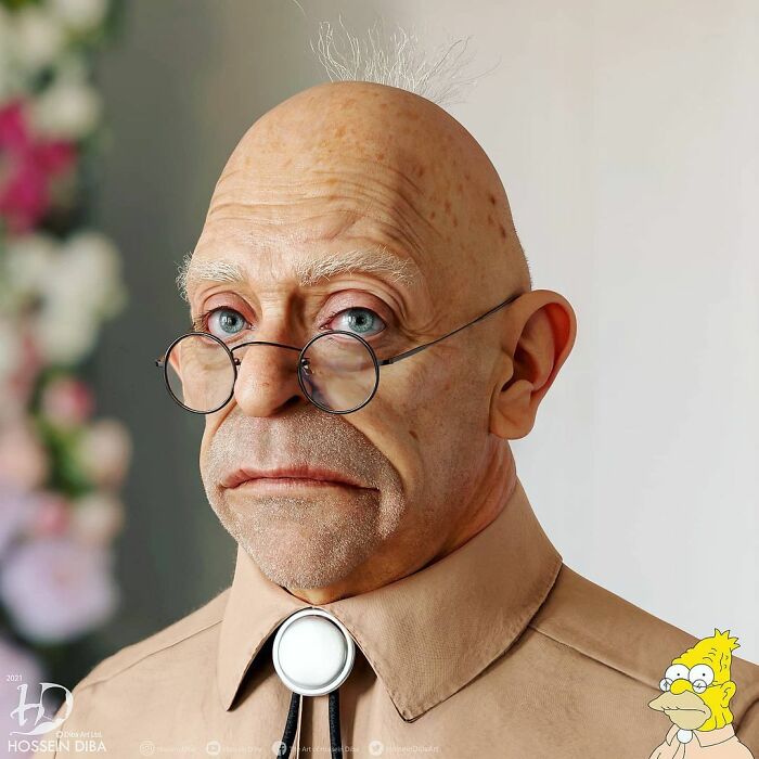 El abuelo Simpson de Los Simpsons
