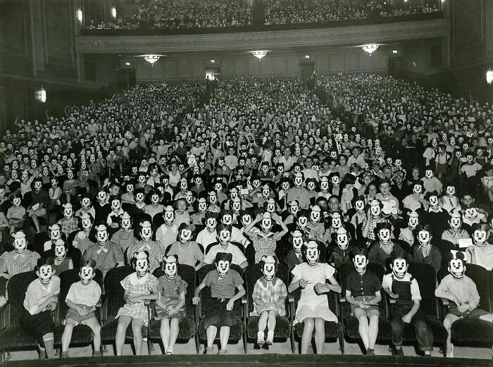 Reunión del Club de Mickey Mouse en los años 30