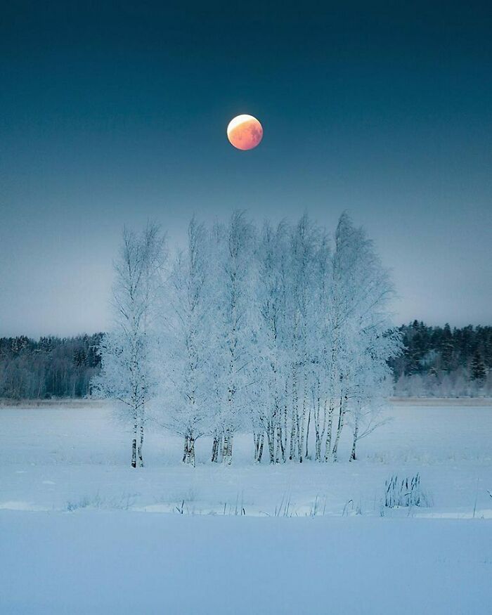 Luna de sangre en Finlandia