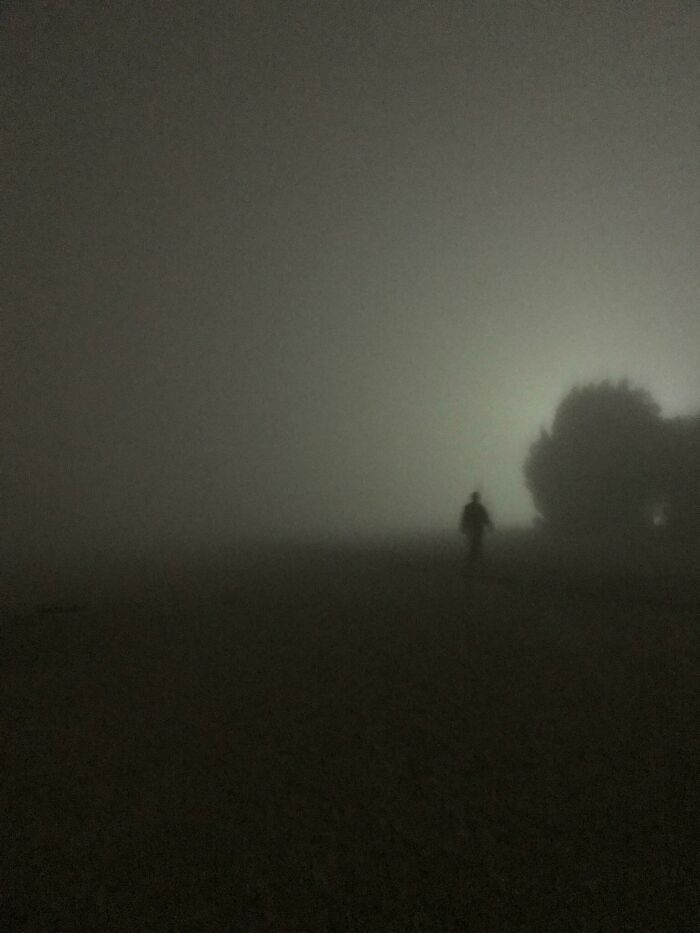 Mi marido me acaba de enviar esto... Fue tomada en su camino al trabajo esta mañana