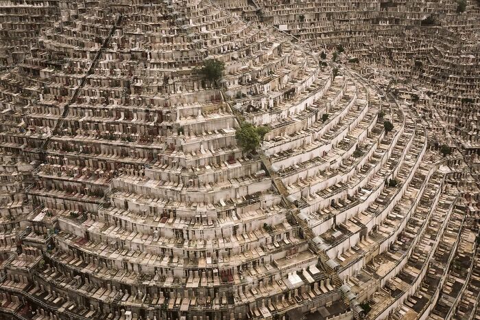 Un cementerio en Hong Kong