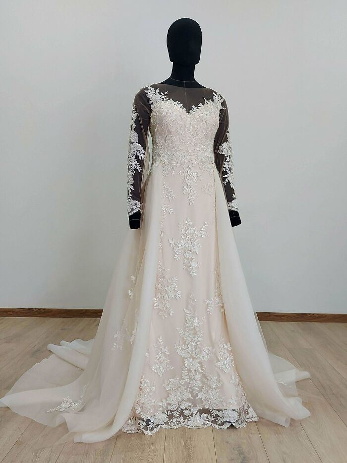 Mi vestido de bodas hecho a mano