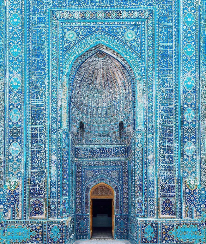 Necrópolis de Shah-I-Zinda en Samarcanda, Uzbekistán