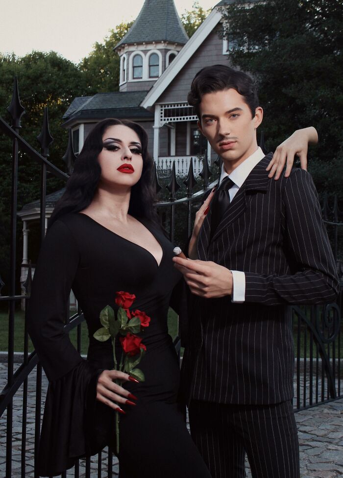 Morticia y Gomez