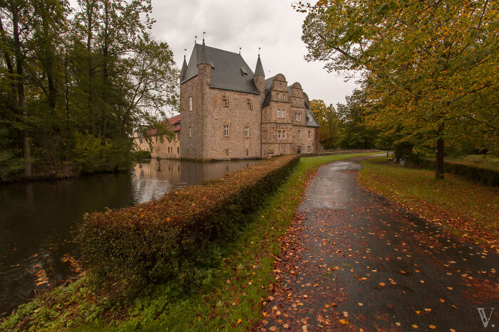 El magnífico Schelenburg, cerca de la ciudad de Osnabrück