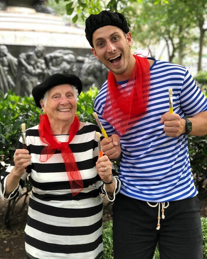 95-Year-Old Grandma And Her Grandson Prove Fun Doesn't Have An Age Limit With Hilarious Costumes (22 New Pics)