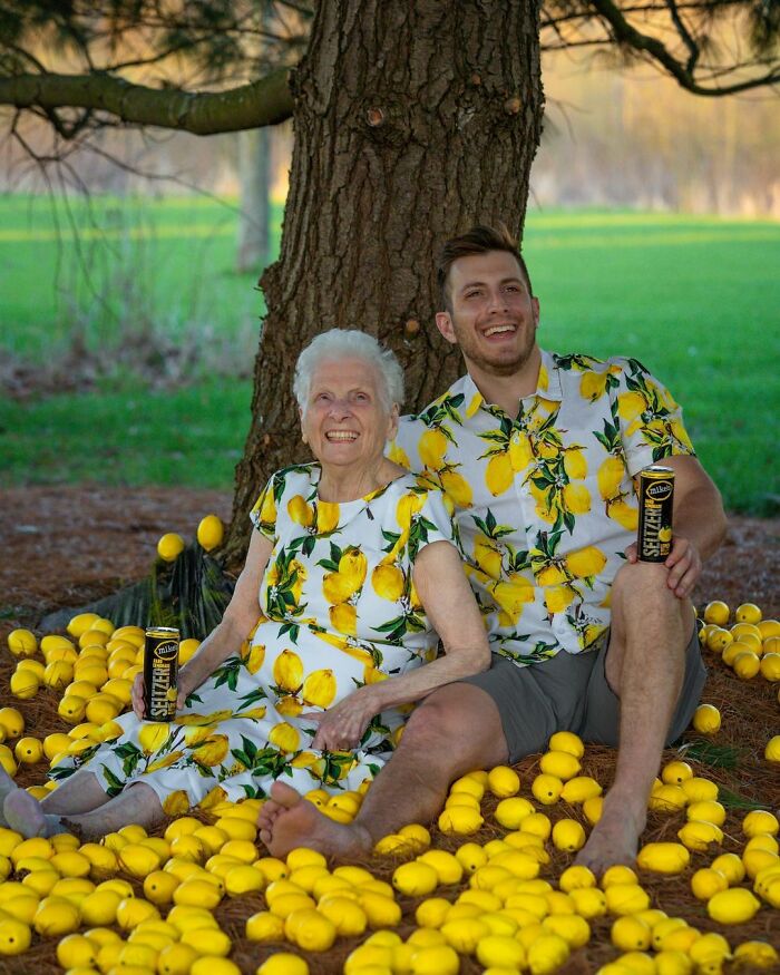 95-Year-Old Grandma And Her Grandson Prove Fun Doesn't Have An Age Limit With Hilarious Costumes (22 New Pics)