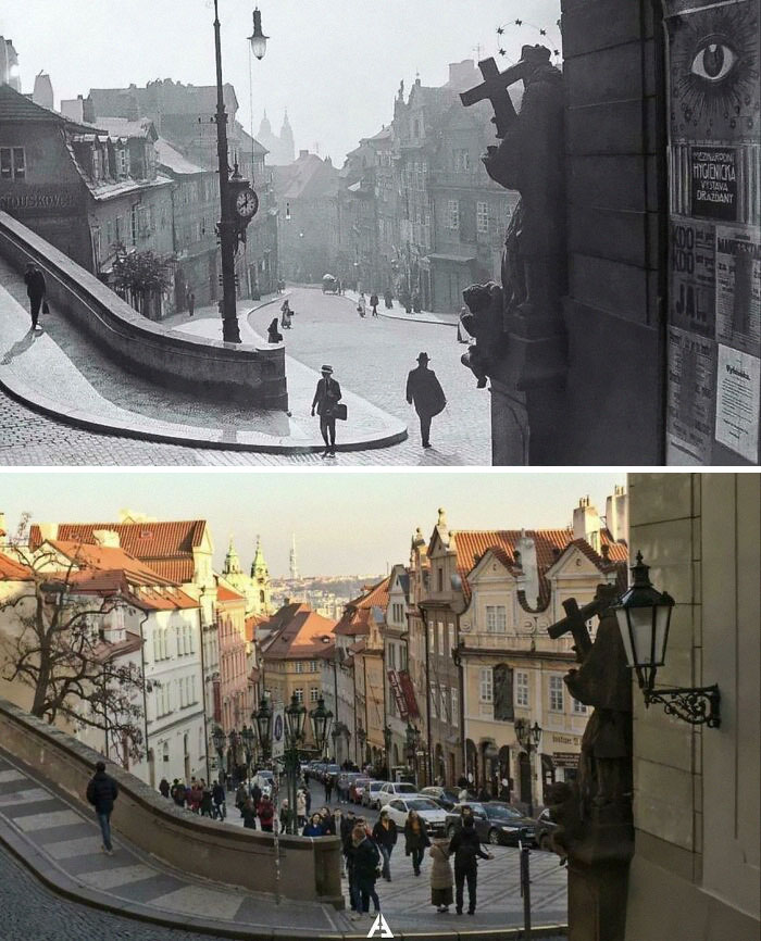 Praga 1910 y 2020, República Checa