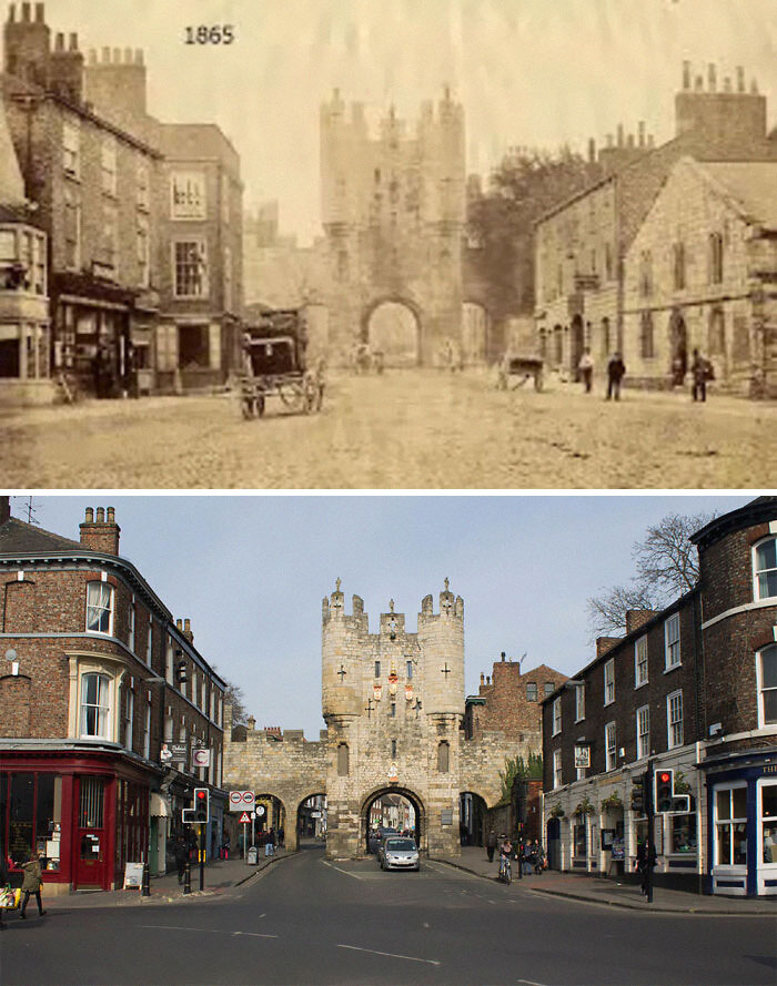 Entrada principal a la ciudad, York, Inglaterra 1865 - 2015