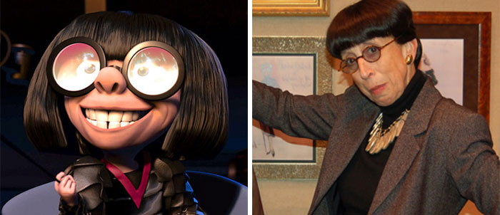 Lo más probable es que Edna Mode en Los Increíbles se basara en Edith Head
