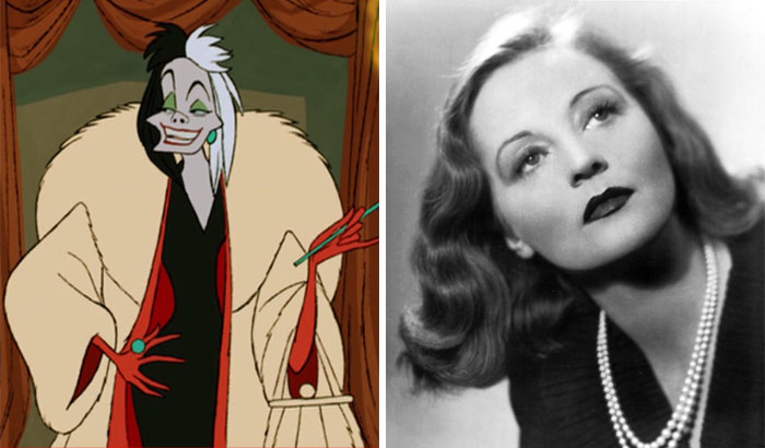 Cruella De Vil en 101 Dálmatas se basó en Tallulah Bankhead