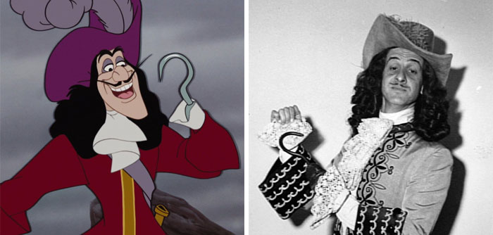 El Capitán Garfio de Peter Pan se basó en Hans Conried