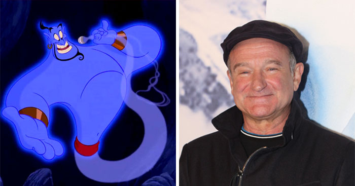 El genio de Aladdin se basó en Robin Williams