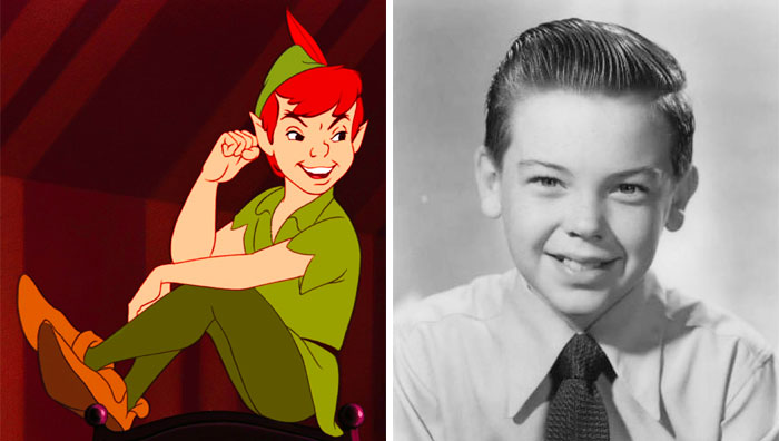 Peter Pan en la película homónima se basó en Bobby Driscoll