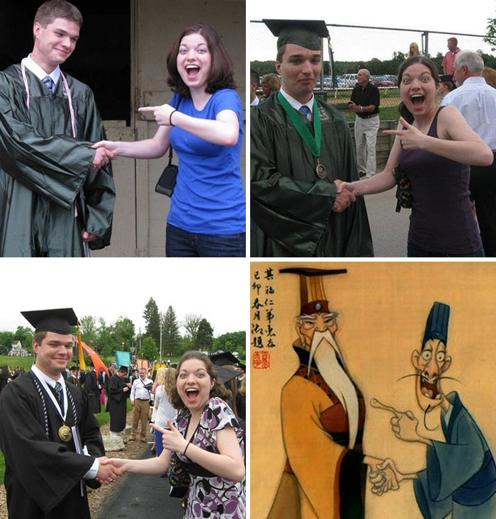 Juro que haré esto cada vez que uno de mis hermanos pequeños se gradúe en algún lugar