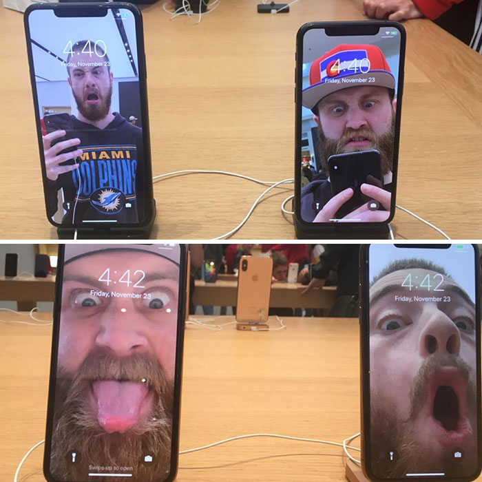 Mi hermano y yo cambiamos los fondos de todos los iPhone/iPad en una Apple Store mientras nuestra familia iba de compras en el Black Friday