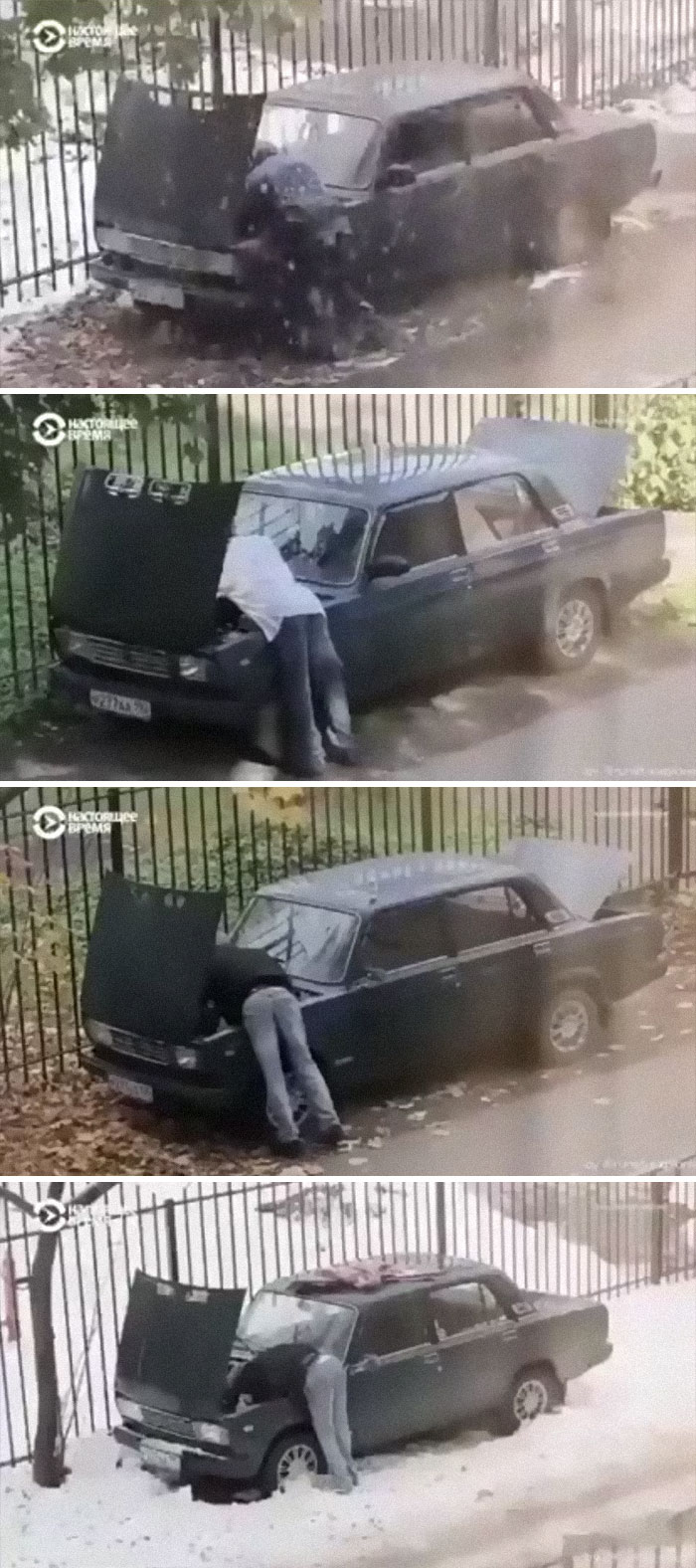 La vida y las estaciones de un propietario de un Lada