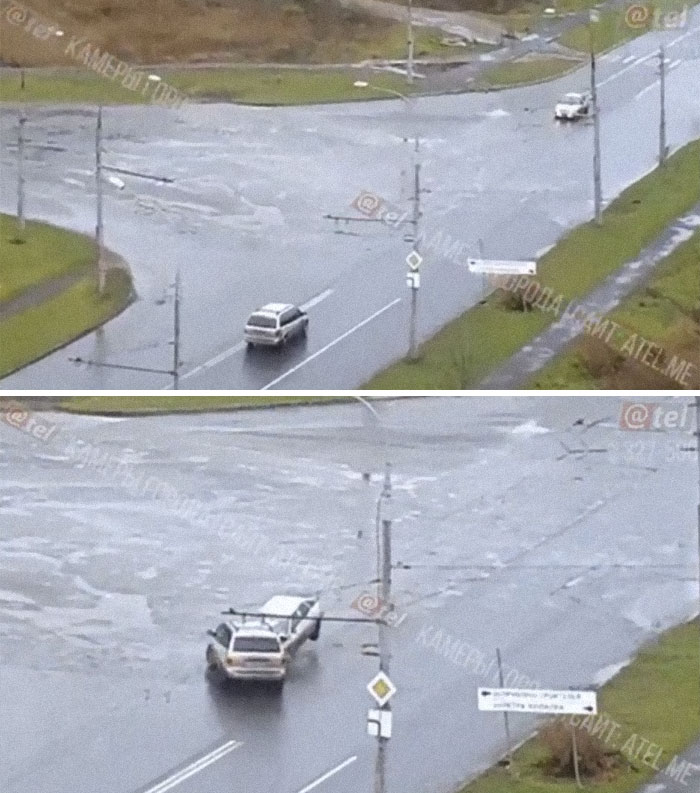 Durante la hora punta, las calles rusas son especialmente propensas a los accidentes
