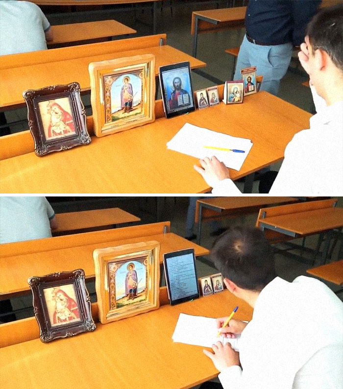 Cómo hacer trampa en el examen