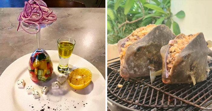 40 Divertidas reacciones burlándose de platos excesivamente pretenciosos