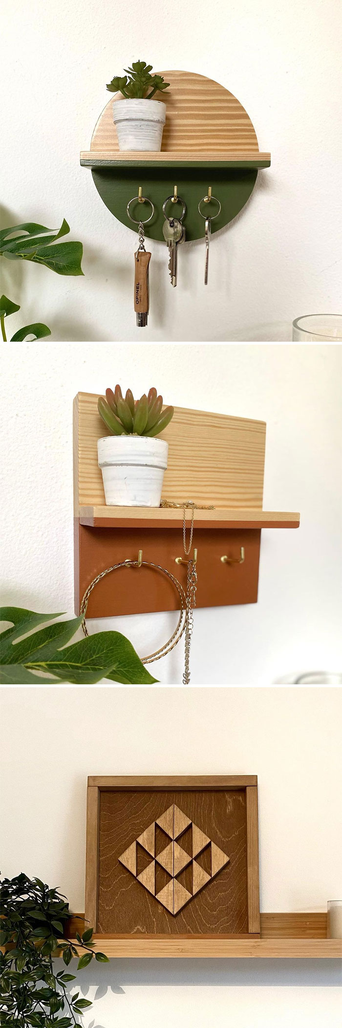 Mi hermana comenzó su propio negocio de decoración para el hogar hecha a mano. Ella duda de sí misma, pero, en verdad, estoy muy orgulloso de ella, por lo que quería mostrarles las hermosas cosas que crea