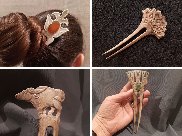  ¡Hola a todos! Me interesa el tallado de astas de ciervo (solo quiero informarles que no se necesita matar al ciervo para hacer esto. Cada invierno, los ciervos mudan de astas para que crezcan nuevas). Estas son mis nuevas horquillas. Quería compartirlas con ustedes