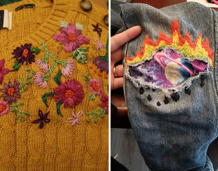 40 Personas que se dedicaron a arreglar su ropa de las formas más increíbles