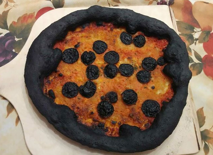 La pizza está lista