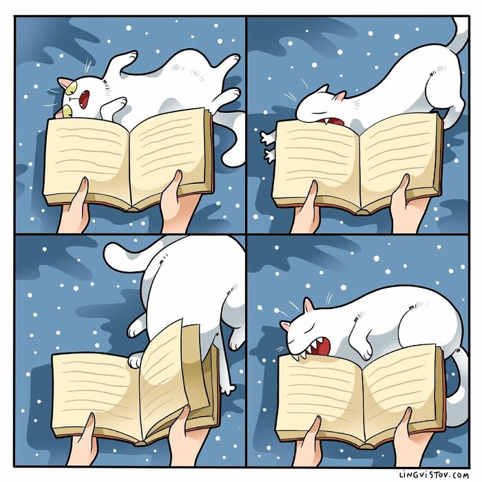Artist Illustrates What It's Like To Live With A Cat (30 New Pics)