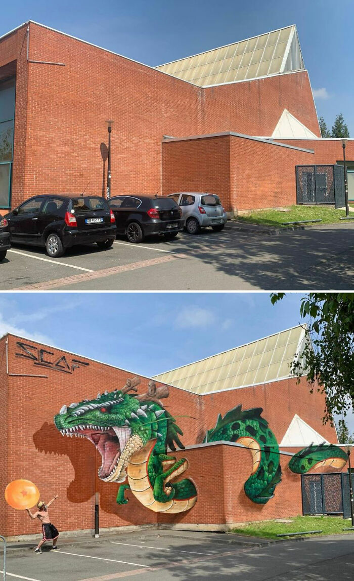 French Street Artist Paints 3D Creature Graffiti And It’s Not For The Faint Of Heart (30 New Pics)