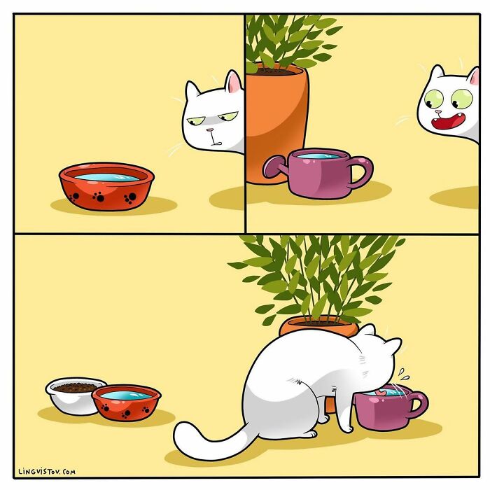 Artist Illustrates What It's Like To Live With A Cat (30 New Pics)