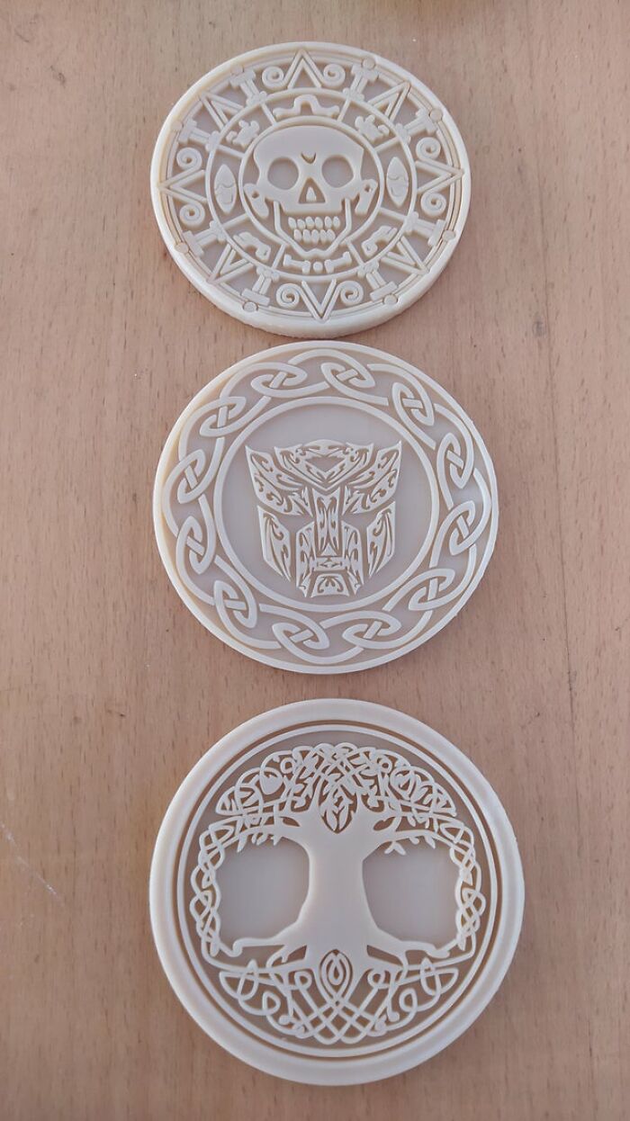 Hice unos posavasos