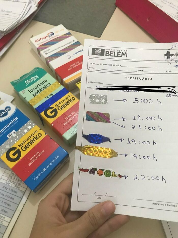 Un médico hizo una "receta especial" para un paciente analfabeto