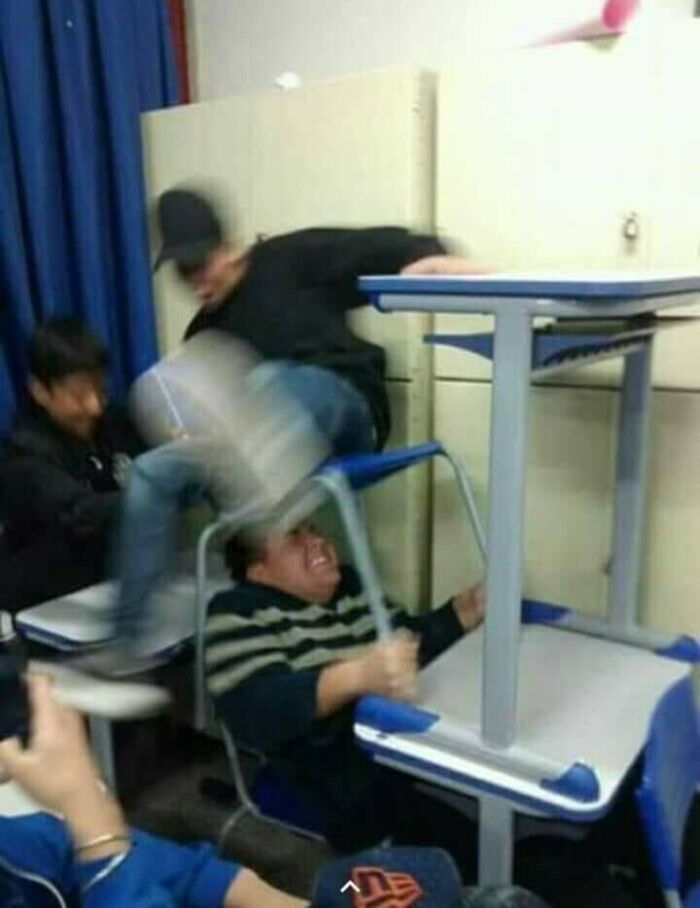 Una imagen clásica de los estudiantes brasileños 