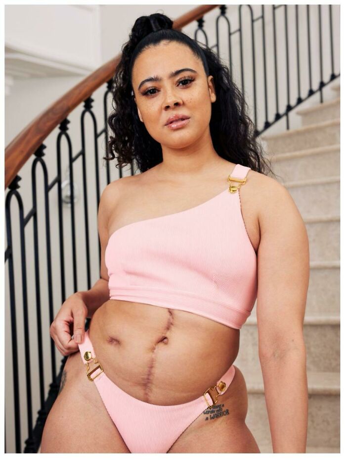 ¡Me encantó esta modelo que encontré mientras compraba bikinis!