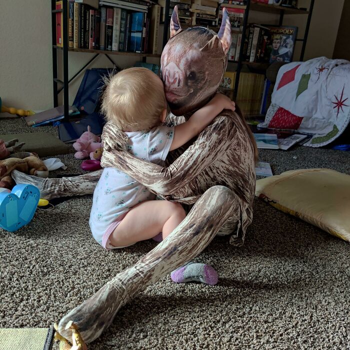 El traje de murciélago de mi hija