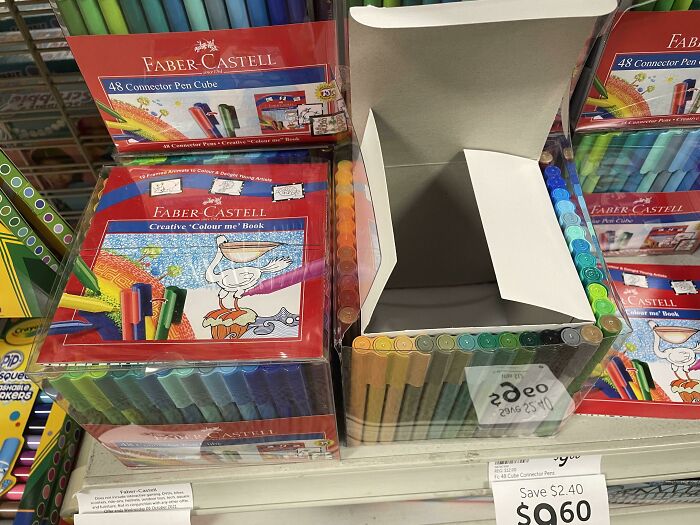 El embalaje de estos rotuladores