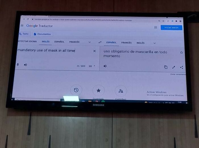 Vi esto en la sala de juegos. Bastante innovador, la verdad