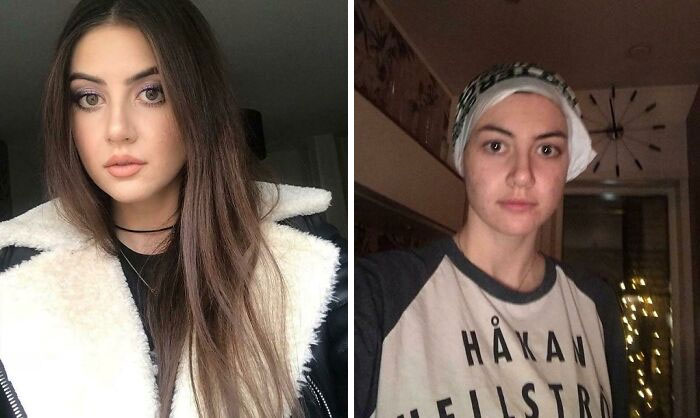 Esta chica de Instagram publica fotos tanto en los días "buenos" como en los "malos" y no le importa nada. Me encanta