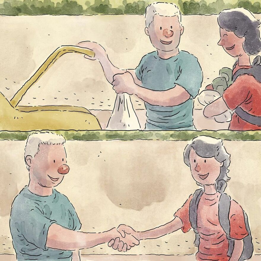 Este artista cuenta en 5 cómics historias desgarradoras sobre los problemas de la sociedad sin usar ni una palabra