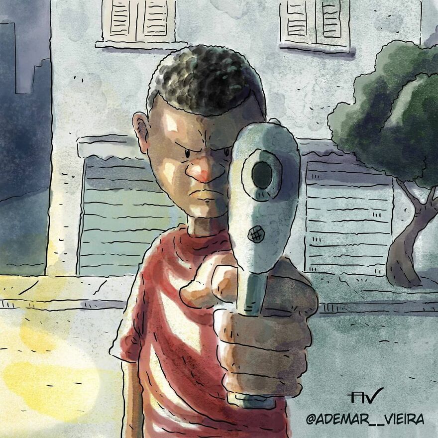 Este artista cuenta en 5 cómics historias desgarradoras sobre los problemas de la sociedad sin usar ni una palabra