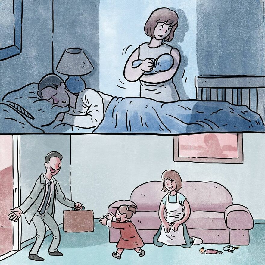 Este artista cuenta en 5 cómics historias desgarradoras sobre los problemas de la sociedad sin usar ni una palabra