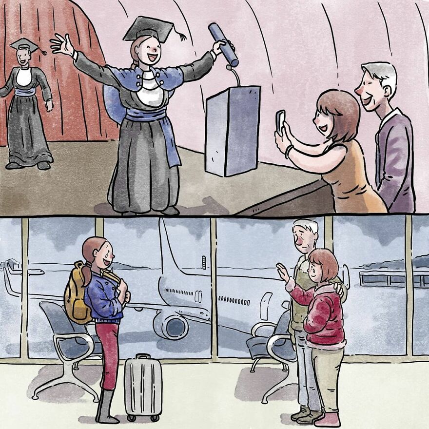 Este artista cuenta en 5 cómics historias desgarradoras sobre los problemas de la sociedad sin usar ni una palabra