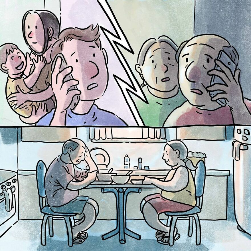 Este artista cuenta en 5 cómics historias desgarradoras sobre los problemas de la sociedad sin usar ni una palabra
